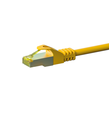 Cable de conexión Cat7 S/FTP (PIMF) de 0,50 m, color amarillo