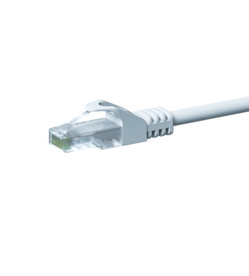 Cable de conexión UTP CAT5e de 0,50 m, blanco - CCA