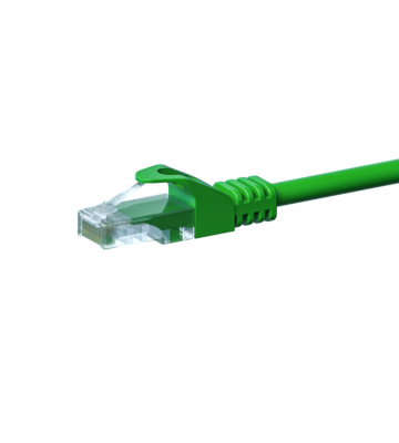 Cable de conexión UTP CAT5e de 1 m, color verde - CCA
