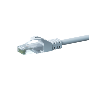 Cable de conexión UTP CAT6 de 1 m, blanco - CCA