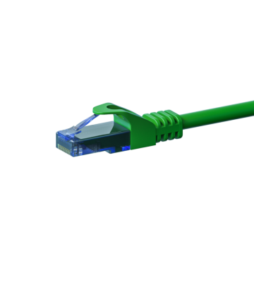 Cable de conexión UTP CAT6a de 1,50 m, color verde - 100 % cobre
