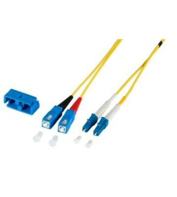 Cable de fibra óptica dúplex OS2 LC-SC de 5 m