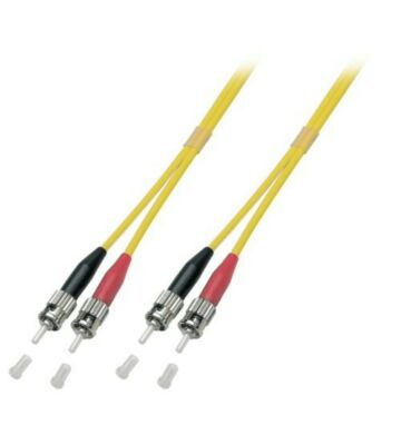 Cable de fibra óptica dúplex OS2 ST-ST de 7,50 m