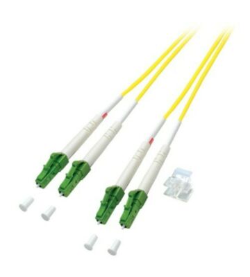 Cable de fibra óptica dúplex OS2 LC/APC-LC/APC de 10 m