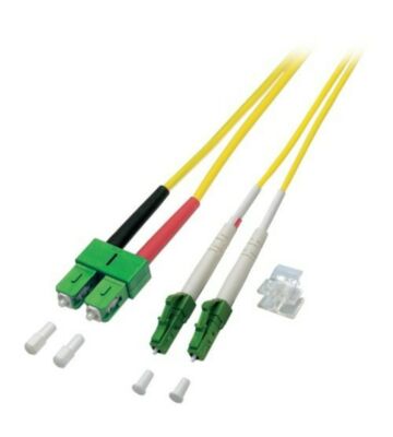 Cable de fibra óptica dúplex OS2 LC/APC-SC/APC de 5 m