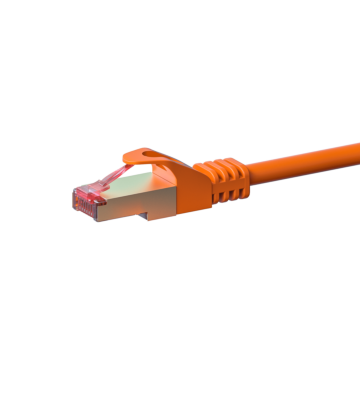 Cable de conexión CAT6 S/FTP (PIMF) de 2 m, color naranja 