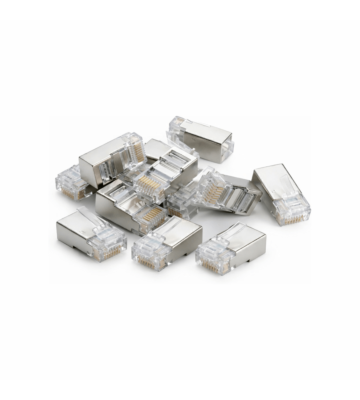 Conector DANICOM FTP CAT6 RJ45 - para núcleo flexible - 10 unidades