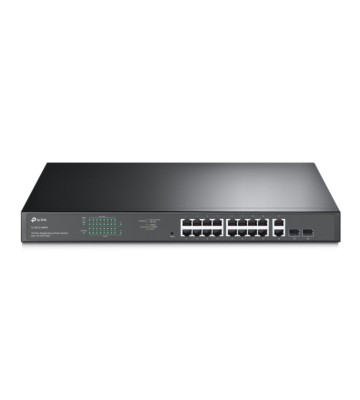 Switch inteligente PoE gestionado TP-Link de 18 puertos (modelo 1218)