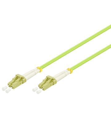 Cable de fibra óptica LC-LC OM5 (optimizado para láser) de 2 m