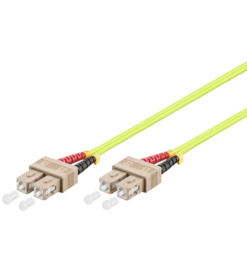Cable de fibra óptica SC-SC OM5 (optimizado para láser) de 1,5 m