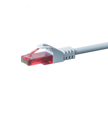 Cable de conexión UTP CAT6 de 15 m, blanco - 100 % cobre