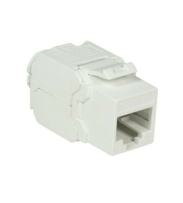 Conector Keystone UTP CAT6a - Sin herramientas - Blanco