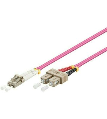 Cable de fibra óptica LC-SC OM4 de 7 m