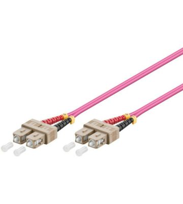 Cable de fibra óptica SC-SC OM4 de 1 m