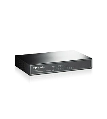 Switch PoE no gestionado TP-Link SF1008P de 8 puertos