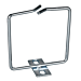 Abrazadera para cables de 80 x 80 mm